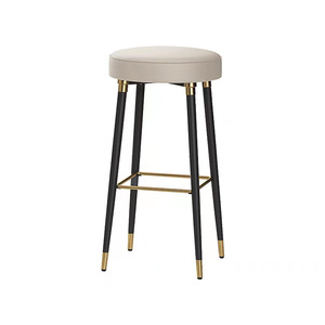 Luxe Doré Noir Haute Métal Jambe Tabouret De <span class=keywords><strong>Bar</strong></span> Maison Cuisine Bureau Restaurant Café Café En Cuir Rembourrage <span class=keywords><strong>Chaise</strong></span> De <span class=keywords><strong>Bar</strong></span> - Product Image 1