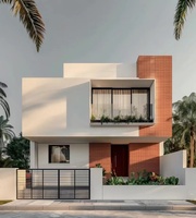 Maison préfabriquée de luxe à plusieurs étages structure en acier léger à montage rapide villa de qualité supérieure pour la vente d'appartements