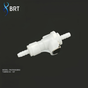 Raccords rapides en plastique certifiés ISO pour flexibles de 1/8'' avec valve intégrée, compatibles avec les bandes BFR et les raccords rapides CPC - Product Image 5