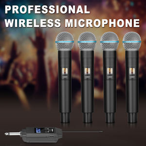 Micrófono Inalámbrico Dinámico Profesional DL2, Portátil, de Metal, para Karaoke, Actuaciones en Escenarios al Aire Libre, Canto - Product Image 5