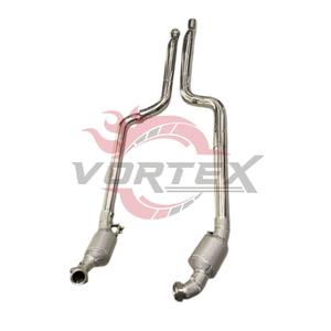 Tuyaux d'échappement haute performance Vortex pour Mercedes Benz AMG W204 C63 2012-2015 Systèmes d'échappement en acier inoxydable - Product Image 1