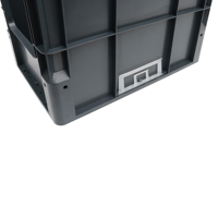 JOIN Plateaux en plastique de haute qualité bacs de rangement avant ouvert pour le stockage industriel grande caisse en plastique