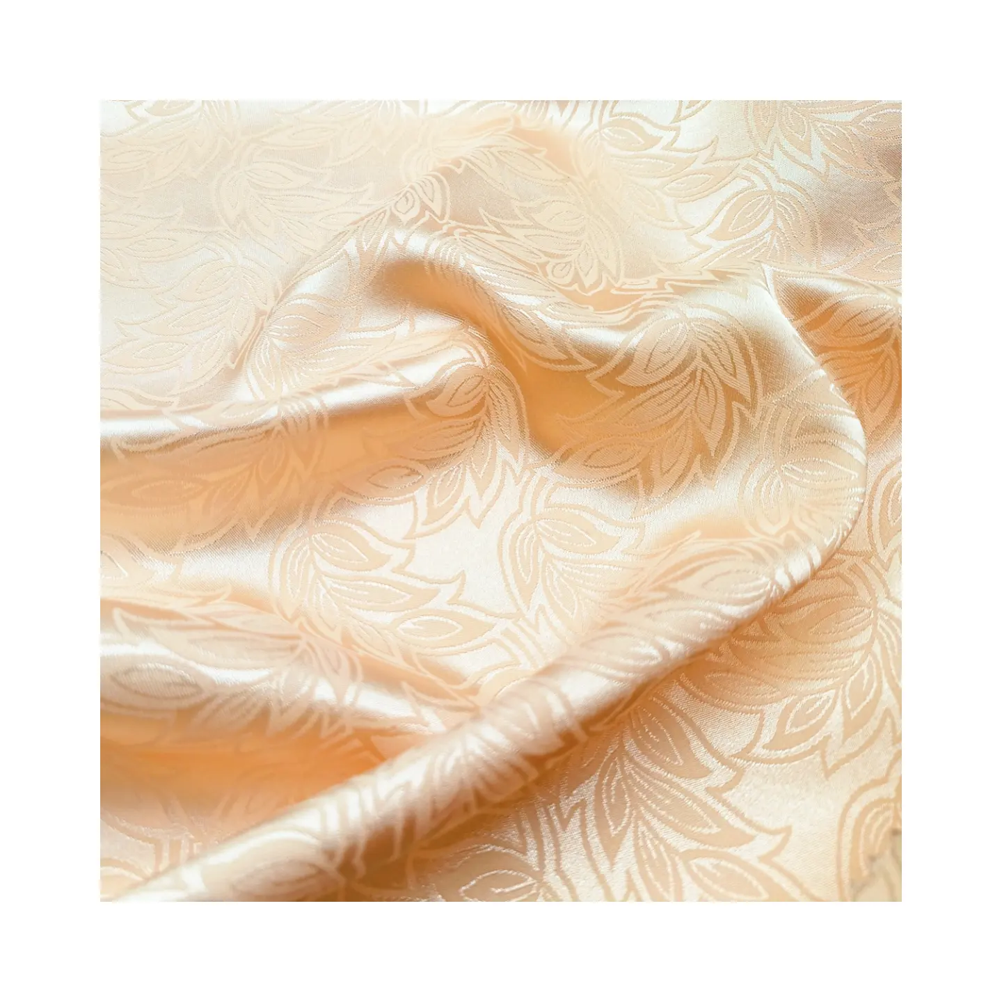 Prezzo di fabbrica resistente alle rughe 93% poliestere 7% spandex Jacquard Shimmer tessuto di seta satinato elasticizzato per il vestito