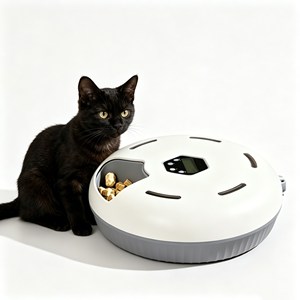 Safe <b>Lock</b> Pet Feeder Automatyczny Karmnik WiFi <b>Remote</b> Monitor Waterproof Pet Food Dispenser For Home Use - Product Image 1