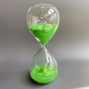 Fabricant de sabliers en verre OEM ODM, <span class=keywords><strong>sablier</strong></span> décoratif artisanal de 5, 10, 30, 60 minutes, <span class=keywords><strong>sablier</strong></span> géant en forme d'œuf en verre borosilicate - Product Image 5