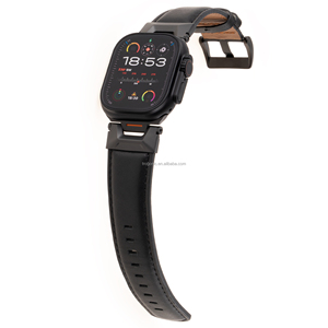 Cinturino in Pelle Premium per <span class=keywords><strong>Apple</strong></span> <span class=keywords><strong>Watch</strong></span> Serie 11 10 9 8 7 <span class=keywords><strong>6</strong></span> 5 4 3 2 1, SE 3 2 1, Ultra 3 2 1 - Product Image 3