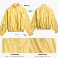 Veste de survêtement en nylon personnalisée pour homme, coupe-vent léger à fermeture éclair, OEM ODM, veste pour homme