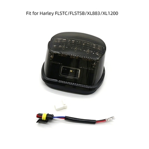 ไฟท้ายสัญญาณไฟเลี้ยวด้านหลังสำหรับฮาร์เลย์ FLSTC FLSTSB XL883 XL1200 ชิ้นส่วนดัดแปลงรถจักรยานยนต์ - Product Image 5