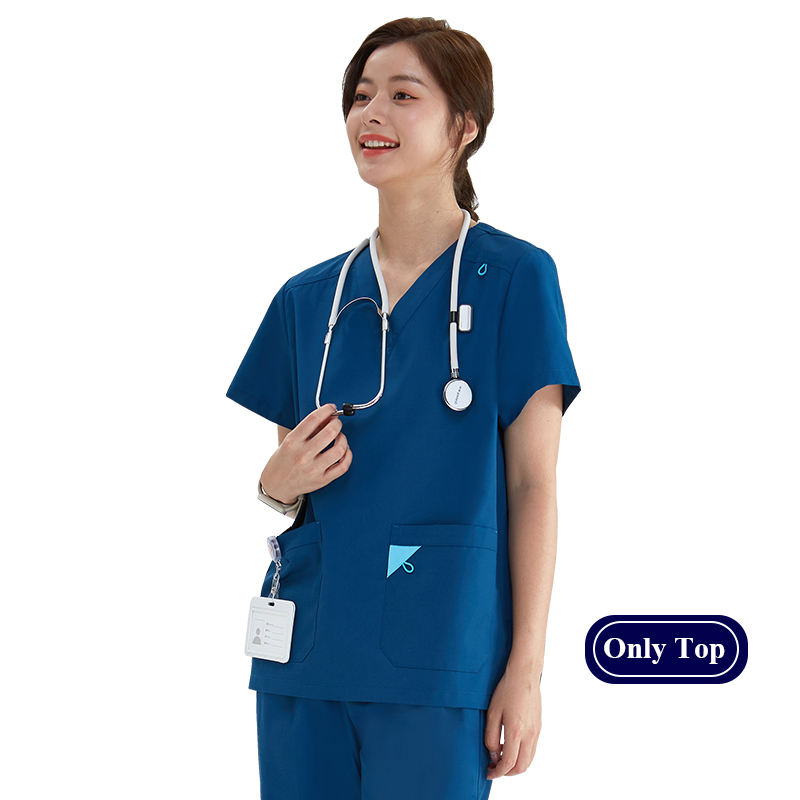 Top corto índigo para mujer