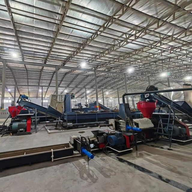 Two Stage Automatic Plastic Pellet Extruder Granulator Machine for PP PE Plastic Recycling & Washing Line
