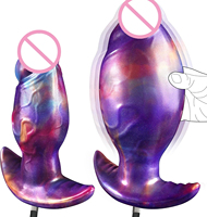 Grand gode Anal monstre fantastique extraterrestre jouets godemichet Anal gonflable Base en forme de T énorme jouet de Prostate en Silicone pour étendre le plaisir anal
