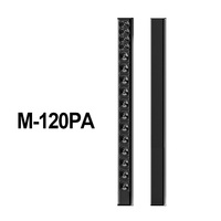Système audio colonne M-120PA 180W, enceinte de conférence line array mince avec 12 woofers de 3 pouces en aluminium pour salles de réunion
