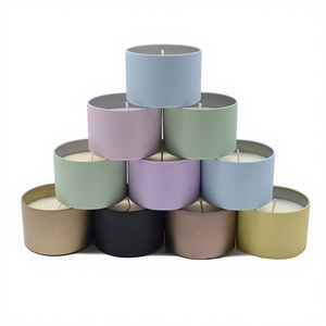 Lata Redonda Esmerilada Glam de 80*60mm para Alimentos o Velas, 8oz, en <span class=keywords><strong>Rosa</strong></span>, Morado, Verde, Amarillo, Negro, con Tapa, Venta al por Mayor - Product Image 6
