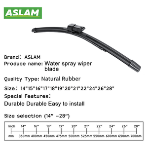 Spazzole tergicristallo a spruzzo d'acqua direttamente dalla fabbrica, tergicristalli auto OEM, logo personalizzato, imballaggio personalizzato, campione disponibile - Product Image 4