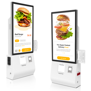 32 inch máy thông minh thiết bị đầu cuối di động thanh toán tiền mặt đăng ký siêu thị tiền mặt Hệ thống thanh toán tiền xu hoạt động tự động - Product Image 4