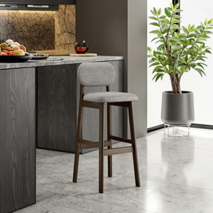 <span class=keywords><strong>Chaise</strong></span> <span class=keywords><strong>de</strong></span> salle à manger <span class=keywords><strong>en</strong></span> <span class=keywords><strong>bois</strong></span> massif au design moderne tabouret <span class=keywords><strong>de</strong></span> bar avec dossier haut pour îlot <span class=keywords><strong>de</strong></span> maison ou table <span class=keywords><strong>de</strong></span> bar - Product Image 3