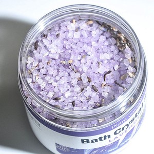 Sal de cristal de baño-Aromas de Rosa/menta/lavanda Fórmula natural a base de plantas Vegano y libre de crueldad Etiqueta privada OEM para spa - Product Image 4
