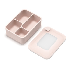 Boîte à lunch pour bébé en silicone de qualité alimentaire, compatible micro-ondes - Product Image 4
