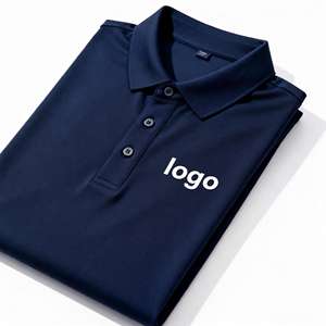 Camiseta Negra Personalizada de Moda, Estilo Informal y Holgado para Hombre, Uniforme de Oficina, Polo para Hombre - Product Image 3