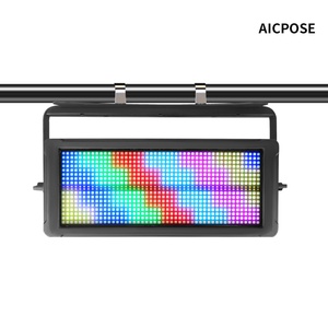 AICPOSE - Luz Estroboscópica LED RGBW para Escenario, Control DMX512, Resistente al Agua, para Clubes, Fiestas, Discotecas - Product Image 1