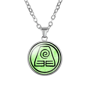 Gioielli Avatar: L'Ultimo Dominatore dell'Aria per Donne, Ciondolo a Cupola in Vetro della Tribù dell'Acqua e del Fuoco, Regalo per Amici - Product Image 3