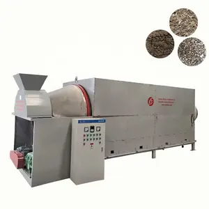 Secador de lodo de biogás de alta eficiência, máquina de secagem de lodo residual, preço de fábrica, secador de tambor rotativo