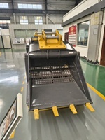 Godet de criblage horizontal MONDE pour excavatrice, idéal pour le criblage de roches et de pierres dans les mines