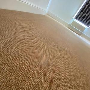 Tappeto in Sisal Intrecciato <span class=keywords><strong>a</strong></span> Spina di Pesce in Fibra Naturale di Juta e Erba Marina, per Interni ed Esterni, Venduto Caldo dalla Fabbrica OEM - Product Image 6