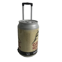 Refroidisseur de glace 19L OEM glacière chariot à glacière avec roues garder article de refroidissement coffre avec logo promotion refroidisseur de nourriture