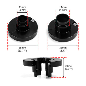 39220 เครื่องมือถอดท่อทำความเย็นเกียร์ 1/2 นิ้ว สำหรับฟอร์ด พลาสติกสีดำ 2 ชิ้น - Product Image 2