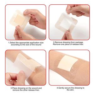Fabricant d'origine de patchs anti-escarres, pansements en mousse, patchs de soulagement des fesses en forme de cœur pour personnes âgées, grande taille - Product Image 5