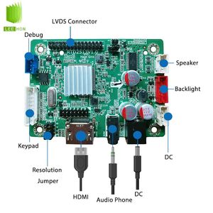 Industrial 1920 X 1080 <strong>LCD</strong> LVDS to HD MI Wide Temp <strong>LCD</strong> Compact <strong>Driver</strong> AD Control Board - Product Image 1