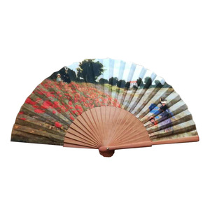 Éventail en bambou imprimé couleur unie, fait main, origine Hunan, pour événements d'Halloween, vente en gros, style espagnol Guan Sen - Product Image 5