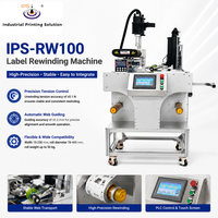 Machine à rembobiner le film alimentaire électrique IPS-RW100 en promotion, pour petits rouleaux de 25 mm, machine à rembobiner le papier aluminium