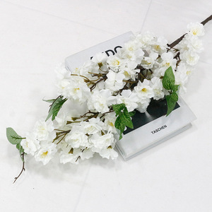 Ramas de flor de cerezo <span class=keywords><strong>grandes</strong></span> de alta calidad Flor de Primavera de seda Blanco Rosa Amarillo Azul - Product Image 2