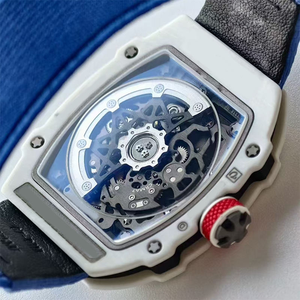 7.8mm Ultra-Thin and Ultra-Light Luxury <b>Automatic</b> Mechanical Watch, RM67-02 Hollowed-Out Men's Formal <b>Wristwatch</b> - Product Image 4