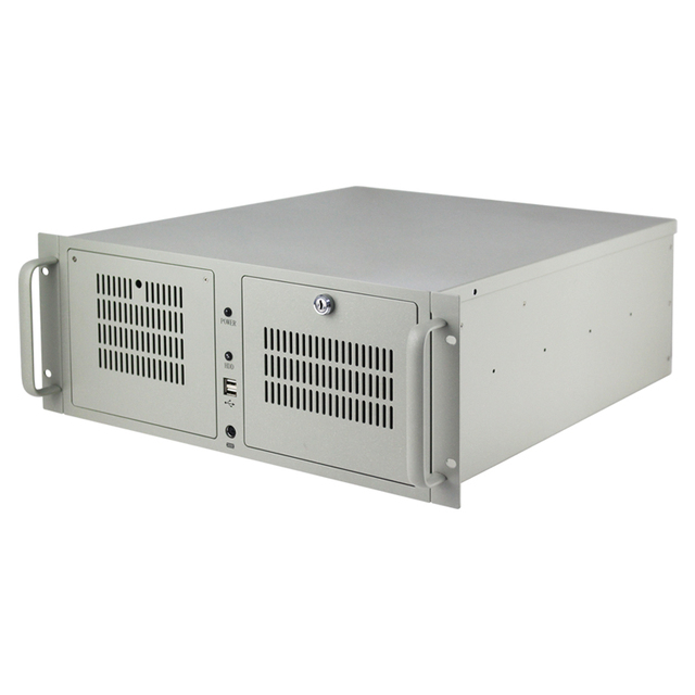 TOP610L 4U 19 Inch Rackmount Industrial Case Supports MAX ATX Motherboard,standard PS2 or RedundantPSU,14 PCI Expansion Slots
