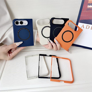 เคสโทรศัพท์แบบบางพิเศษ สีพื้น ผิวสัมผัสเหมือนผิวหนัง สำหรับ iPhone Ultra รองรับการชาร์จไร้สาย วัสดุ PC แข็ง - Product Image 2