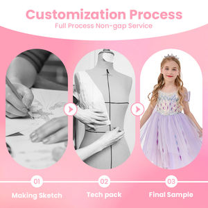 Disfraz Inspirado en <span class=keywords><strong>Frozen</strong></span> para Niñas, Vestido de Tul Lavanda con Decoración de Lentejuelas para Cosplay, Certificado por BSCI, Talla Personalizada - Product Image 2