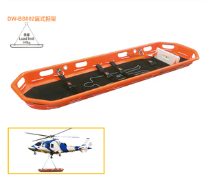 Brancard d'urgence en plastique PE avec ceintures pour le sauvetage en hélicoptère - Product Image 1