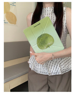 Funda Protectora Gradación Verde para Apple iPad 2025 11, Air 7/6/5, para Tablet de 10.9 Pulgadas, Pro de 11 Pulgadas, Mini 7, <span class=keywords><strong>Alex</strong></span> - Product Image 4