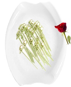 20Cm Tre Dùng Một Lần Thắt Nút Xoắn Vòng Xiên Đảng Cocktail Chọn Lựa Tiêu Gậy - Product Image 4