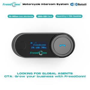 Intercomunicador FreedConn CE T-<span class=keywords><strong>COM</strong></span> SC 2-3 Riders 800m BT 5.1 pour casque de <span class=keywords><strong>moto</strong></span> - Product Image 2
