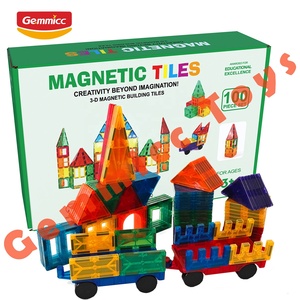 Gemmicc fábrica Real juguete de bloques de construcción educativos magnéticos 60 piezas <span class=keywords><strong>100</strong></span> piezas 120 piezas 3D chico juego de azulejos magnéticos - Product Image 3
