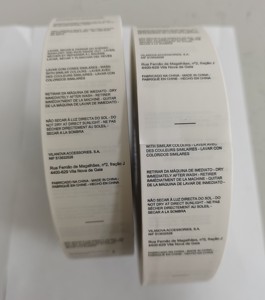 Bán buôn giá rẻ tùy chỉnh satin in rửa chăm sóc quần áo nhãn cho hàng may mặc - Product Image 6