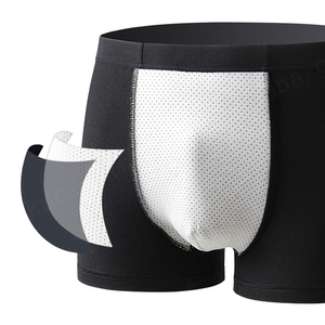 Men's Summer Breathable Cotton Briefs & <b>Boxers</b> Plus Size Antibacterial Four Corners Wholesale Mens Underwear <b>Trunks</b> - Product Image 5
