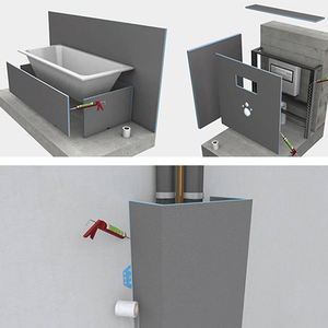 Thân Thiện Với Môi Vật Liệu Mới Cho Xây Dựng Xps Gạch Backer Hội Đồng Quản Trị Tấm Bọt Hội Đồng Quản Trị Với Xi Măng Sợi Thủy Tinh Lưới - Product Image 3