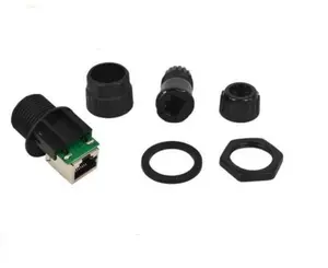 Adaptador rj11 para rj45 rj45, conector à prova d' água