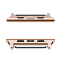 Connecteur en acier inoxydable pour apple watch band 5 4 3 2 1 38mm 42mm facile à installer