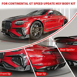 ชุดแต่ง Bentley Continental GT 2025 สไตล์ MSY คาร์บอนไฟเบอร์ ประกอบด้วยลิ้นหน้า ช่องระบายอากาศข้างบังโคลน สเกิร์ตข้าง ฝาครอบกระจกมองข้าง และดิฟฟิวเซอร์หลัง - Product Image 4
